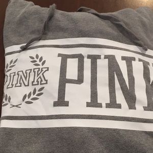 Gray pink sweatshirt